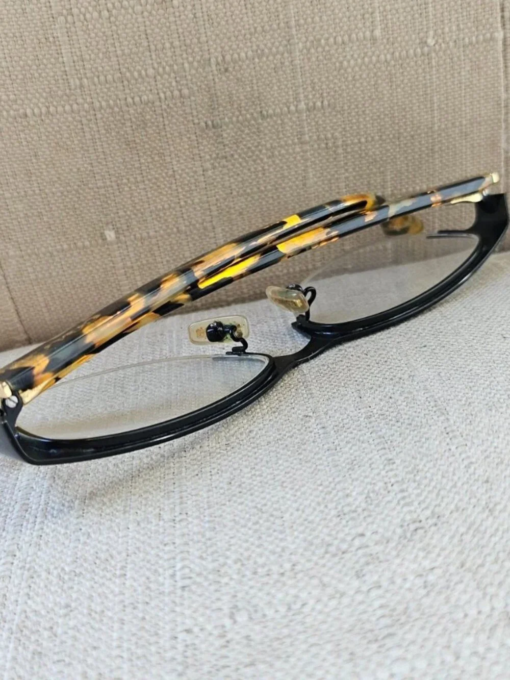 Coach Women Eyeglasses Frame HC5078 Satin Black/Honey Mosaic Eyewear Glasses